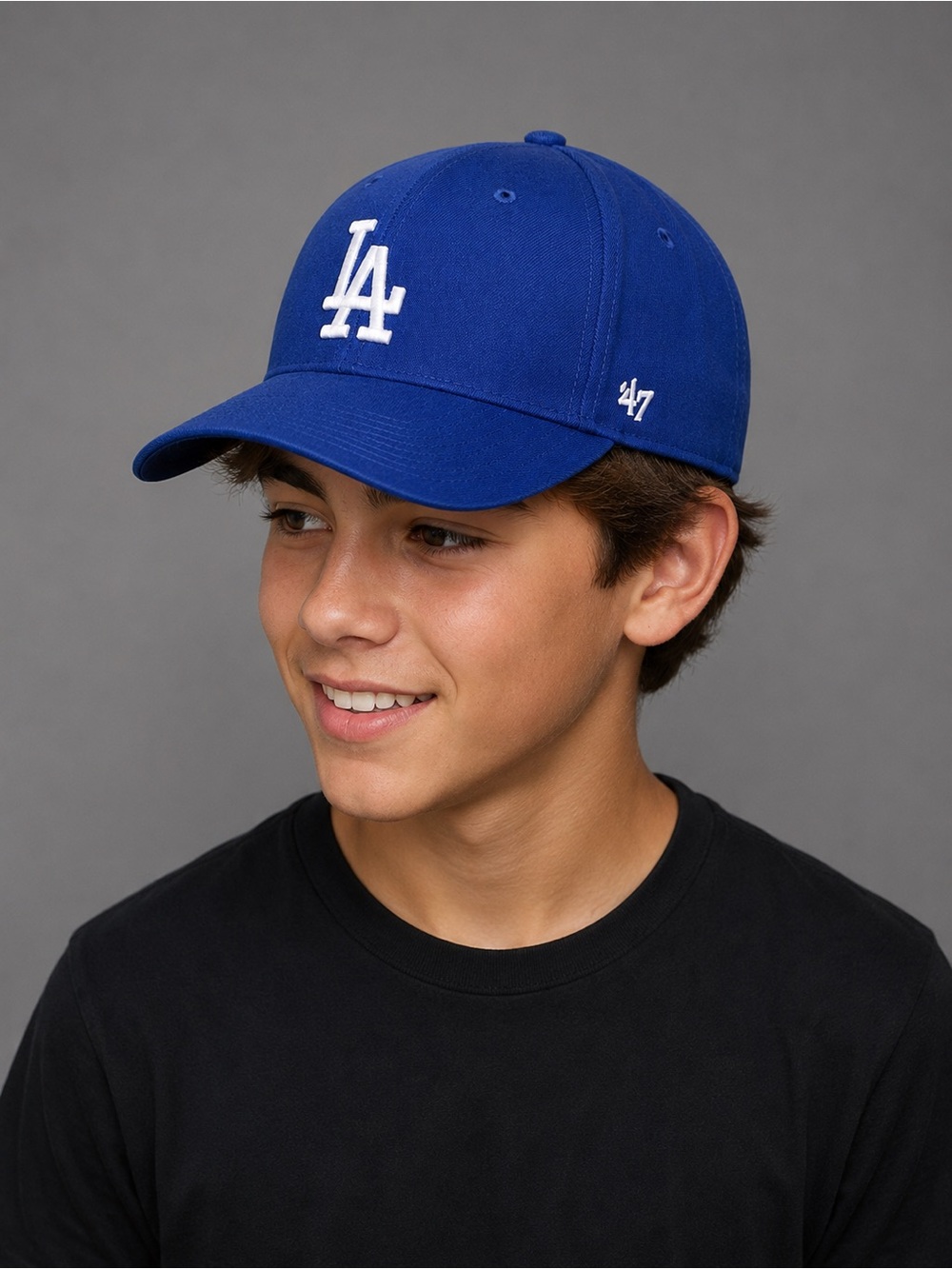 47 Brand Los Angeles Dodgers Youth Blue Adjustable MLB Baseball Cap Hat